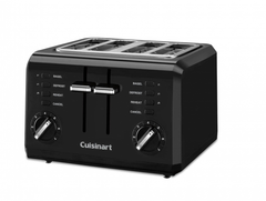 4 Slice Compact Plastic Toaster