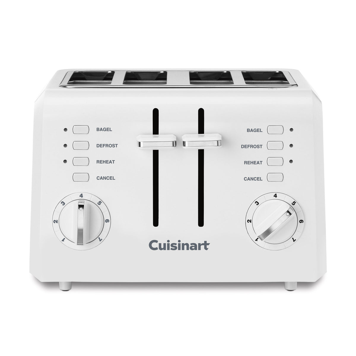 4 Slice Compact Plastic Toaster